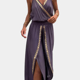 Lorena - Vestido Mono Detalles Dorados