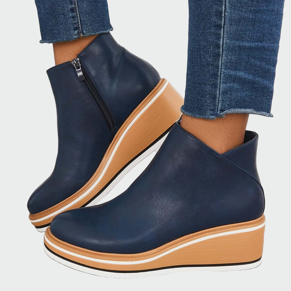 Botines ortopédicos de cuero
