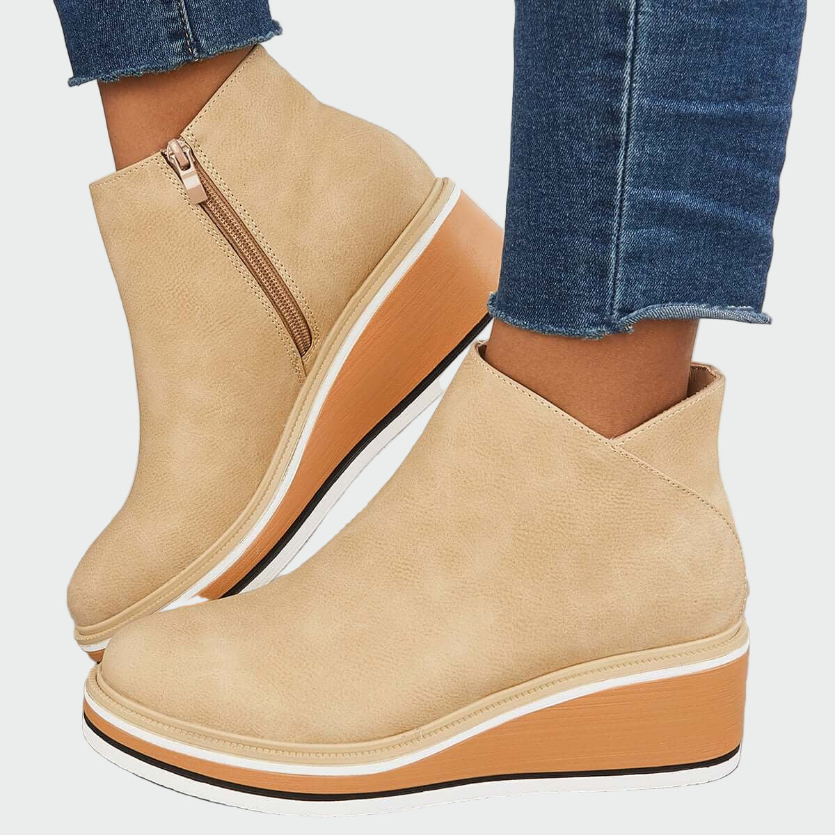Botines ortopédicos de cuero