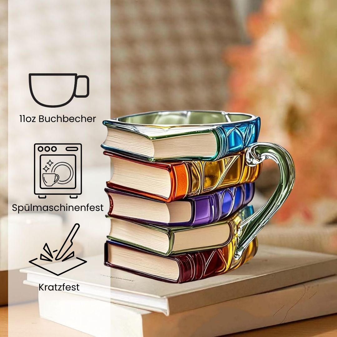Amélie - Taza artesanal 3D en forma de libro