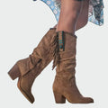 Botines de cuero cómodos