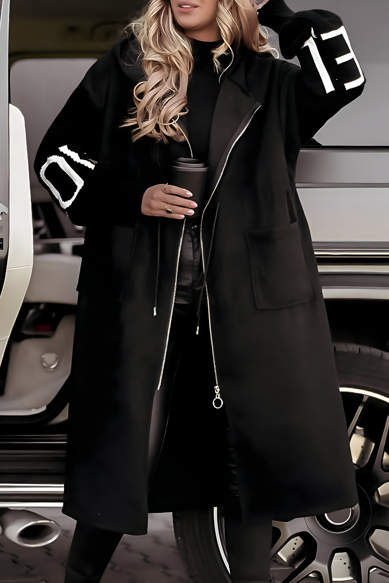 Rosa - Chaqueta-cardigan elegante