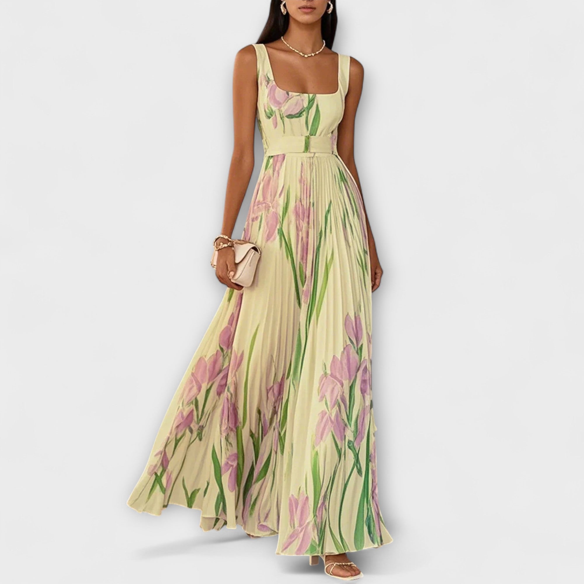 Penélope - Vestido Maxi de Chiffon