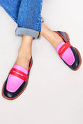 Lunessa - Mocasines con acento colorido