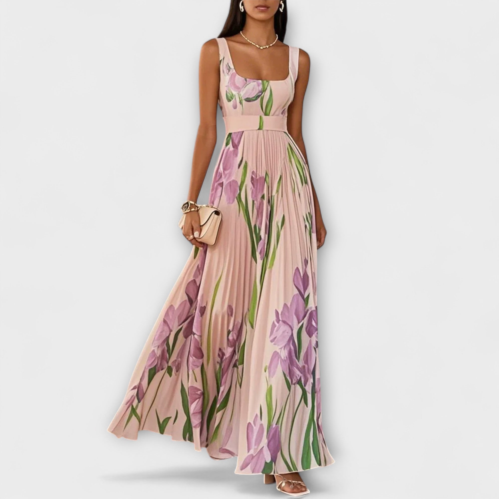 Penélope - Vestido Maxi de Chiffon