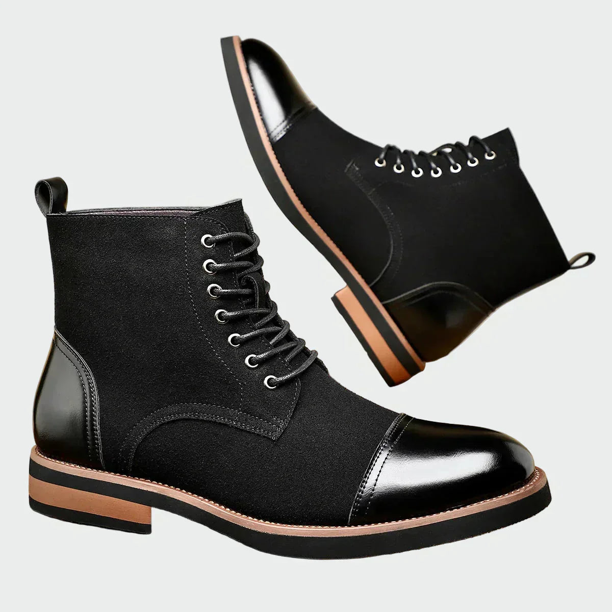 Botines de cuero Oxford