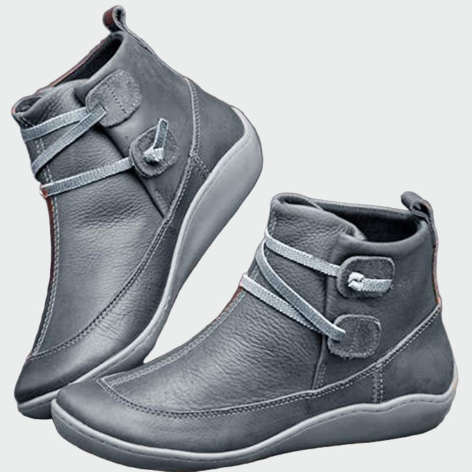 Botines ortopédicos de cuero premium