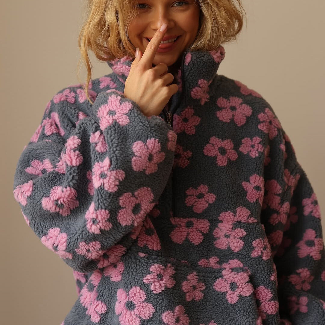 Daisy - Sudadera Polar Floral