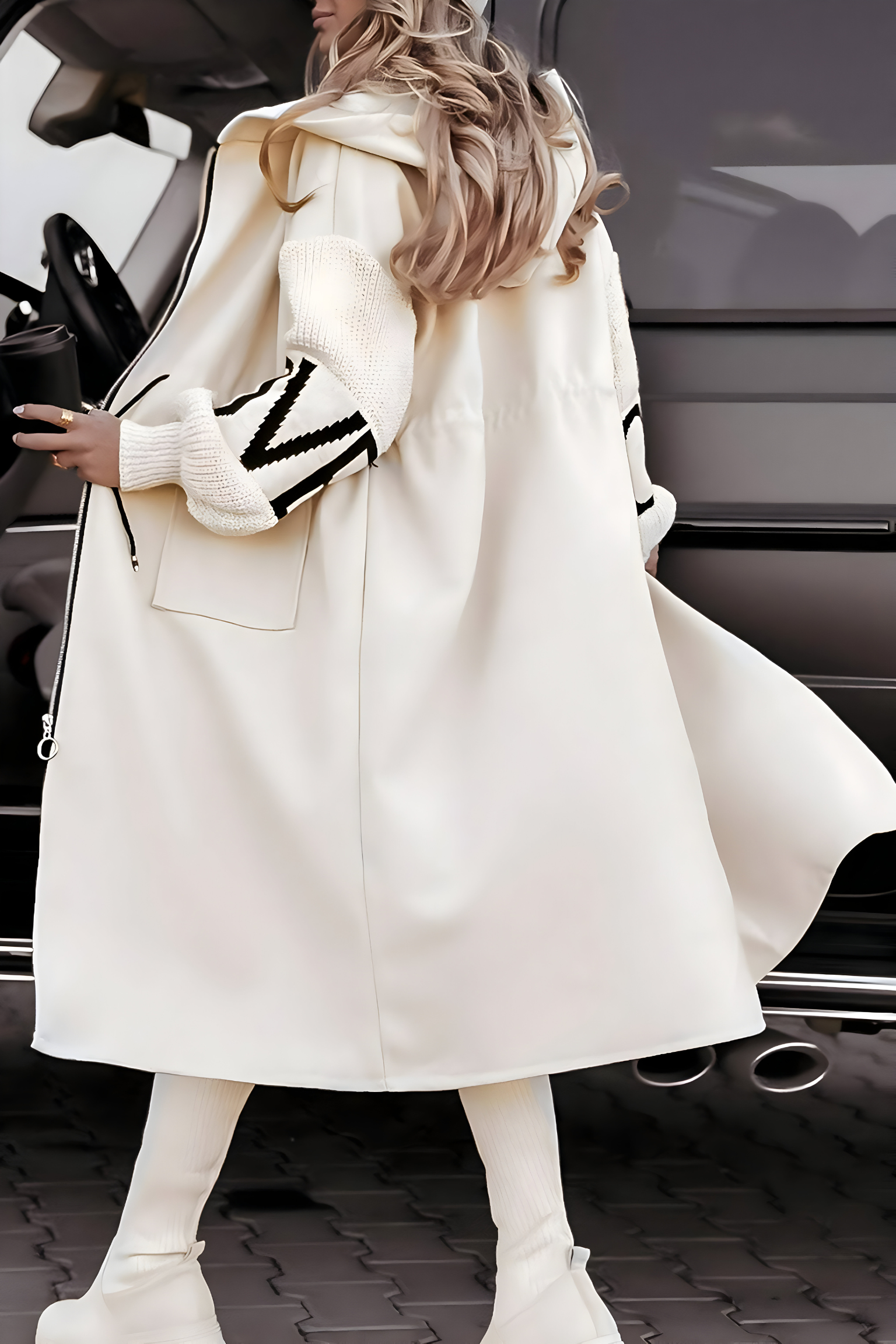Rosa - Chaqueta-cardigan elegante