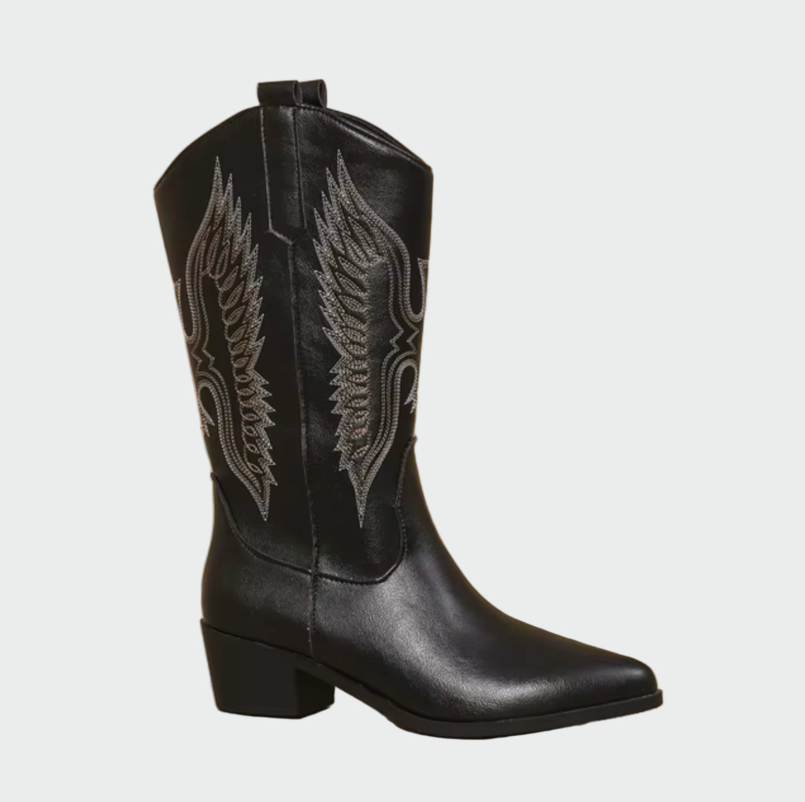 Botas de cowboy occidentales de piel