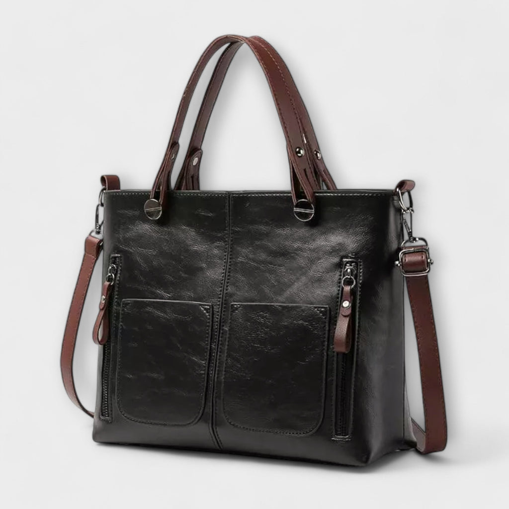 María - Bolsa de cuero elegante