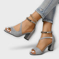 Juwel - Tacones ortopédicos de verano para mujer