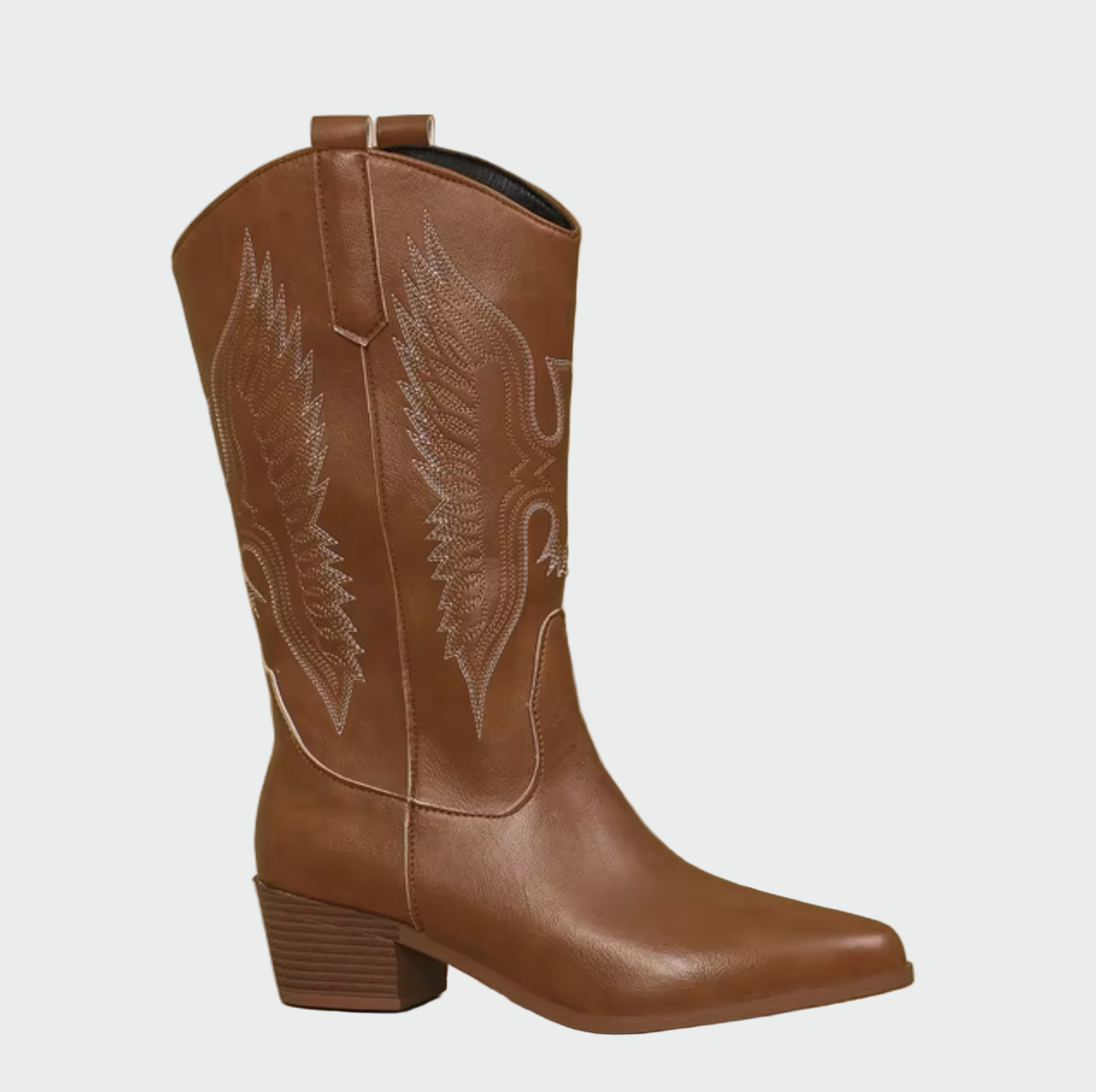 Botas de cowboy occidentales de piel