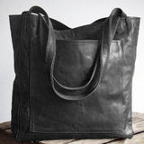 Elle - Bolsa de hombro clásica de piel