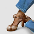 Criselmara - Sandalias de tacón elegantes y cómodas