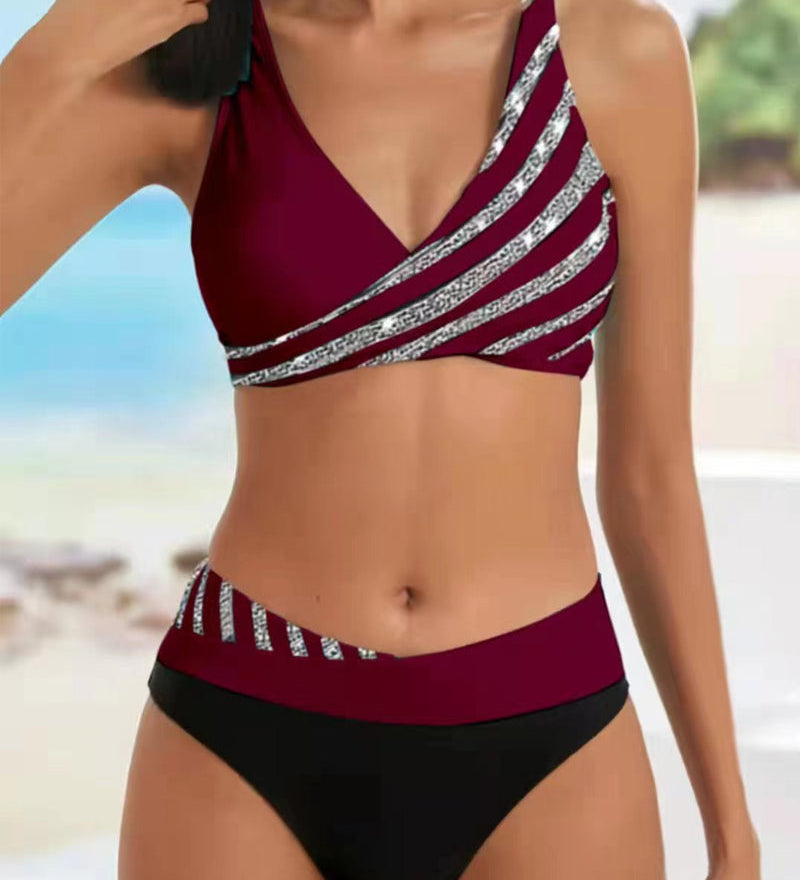 Candela | Bikini impreso en tonos cálidos