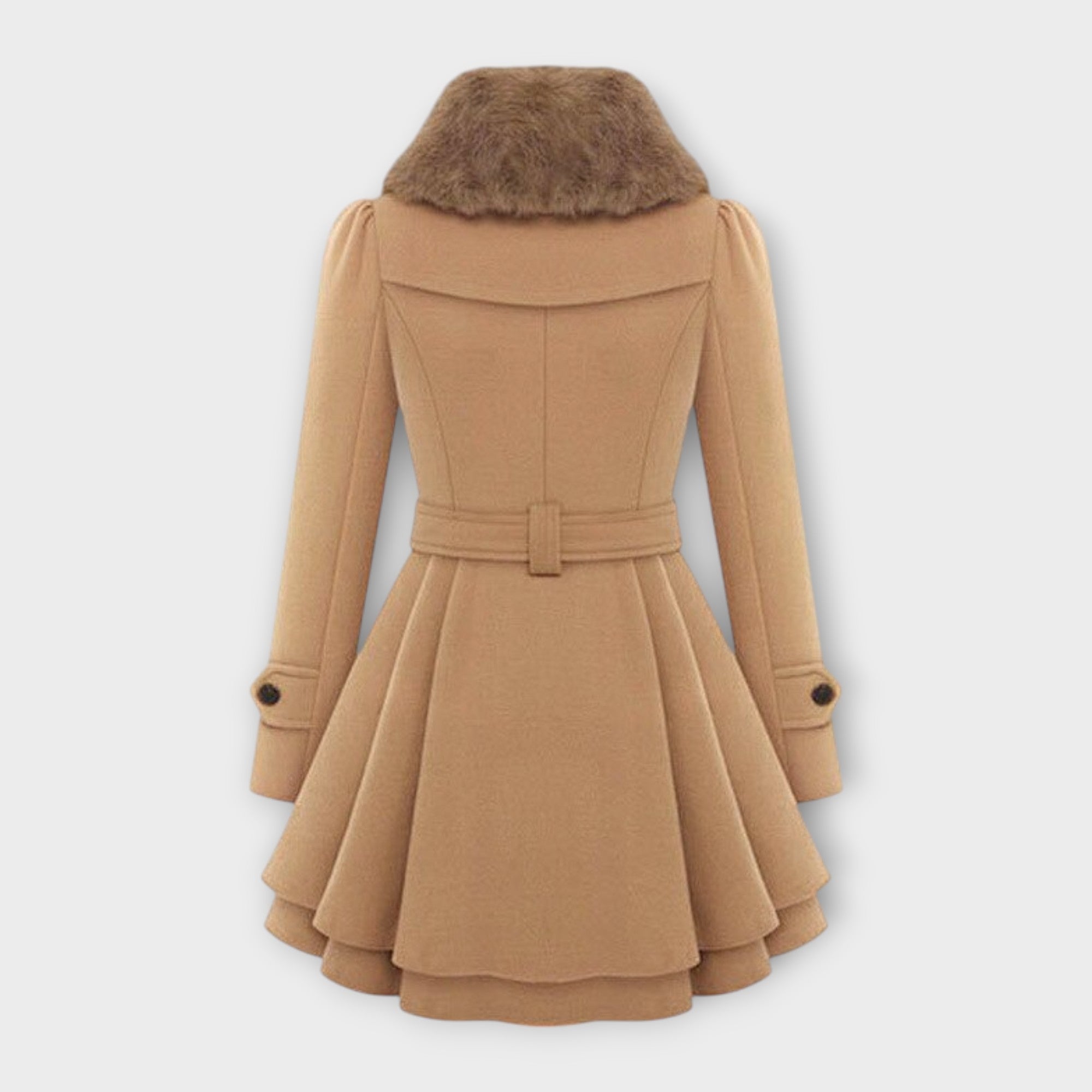Ema - Abrigo Elegante con Piel