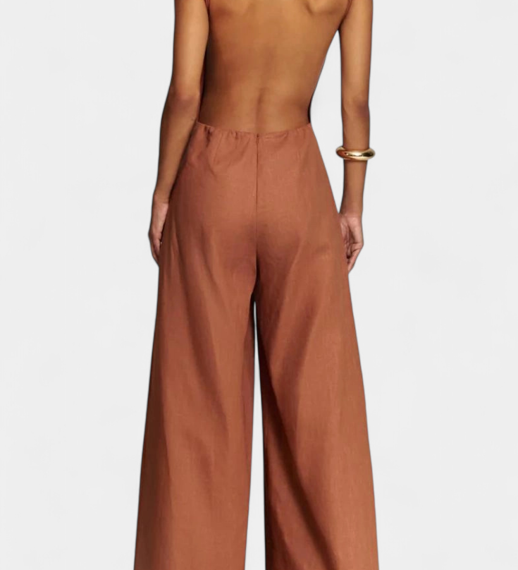 Belén | Mono Halter de Pierna Ancha Radiante