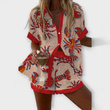 Beatriz - Conjunto Playa Estampado de Langostas