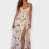 Sónia - Vestido midi de estampado floral