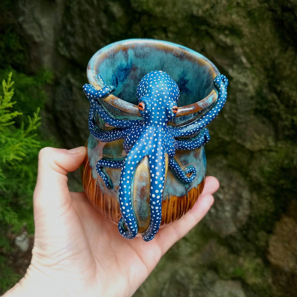 Pulpo - Taza artesanal