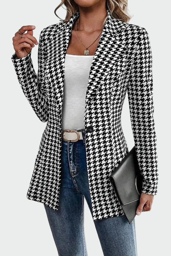 Blazer en línea elegante y refinada