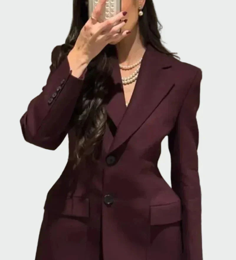 Blazer con Línea Impresionante