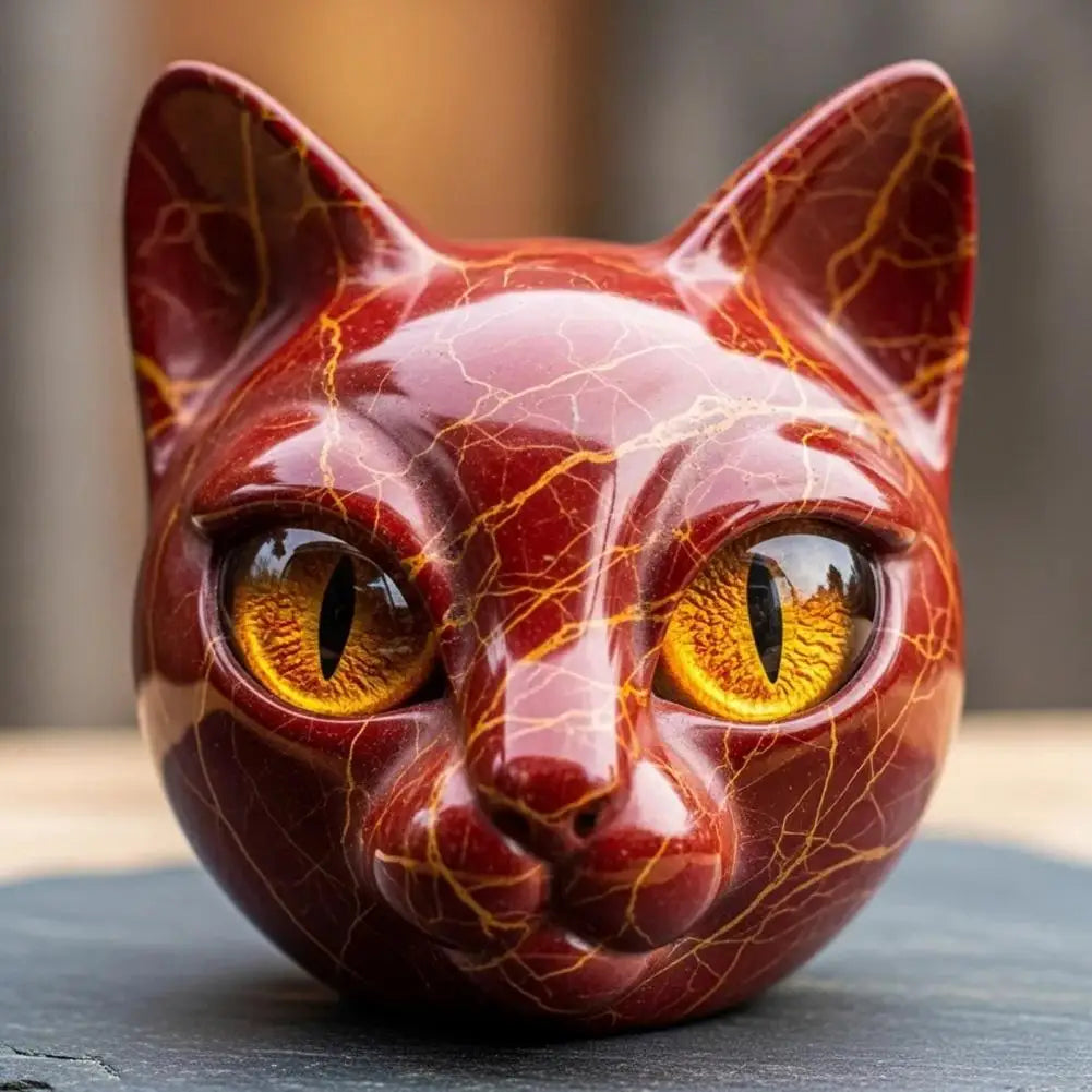 Gato - Escultura Lujosa y Mística