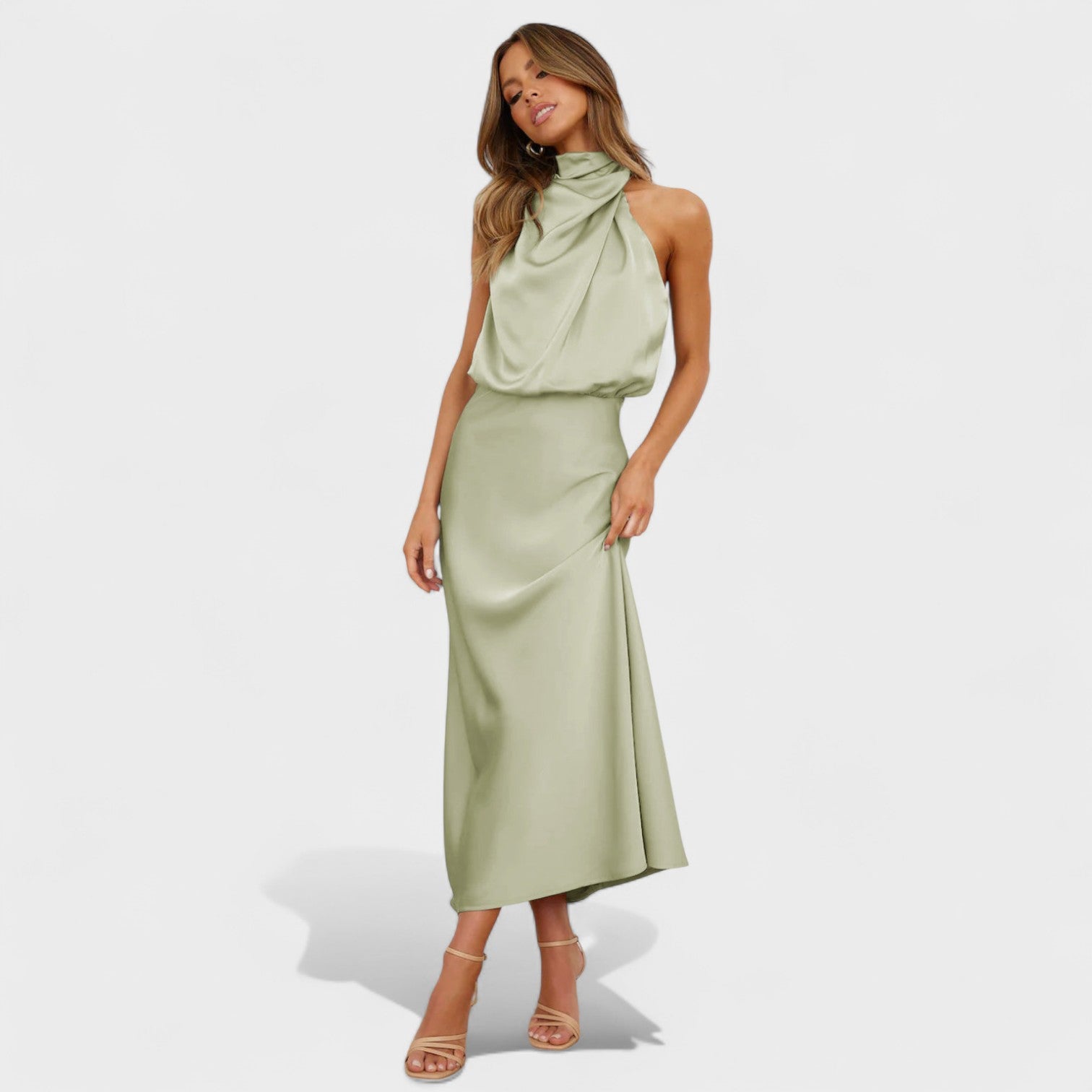 Alba - Vestido Satin Elegance