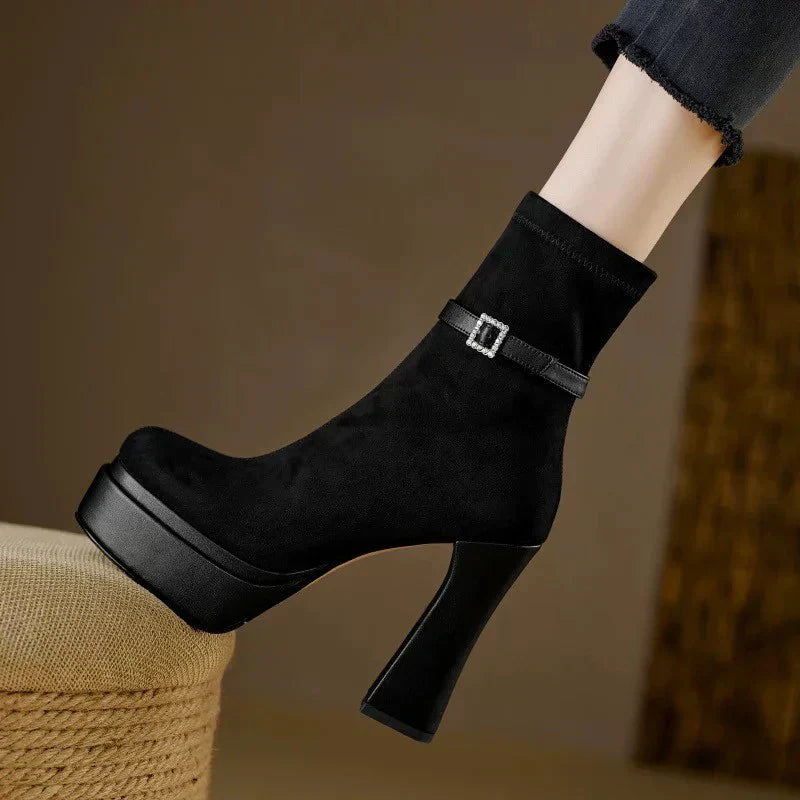 Janete - Botas de plataforma de lujo con confort y estilo en cada paso