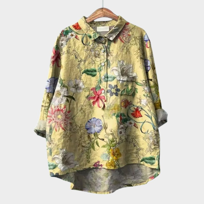 Alejandra | Blusa premium con detalles de encaje