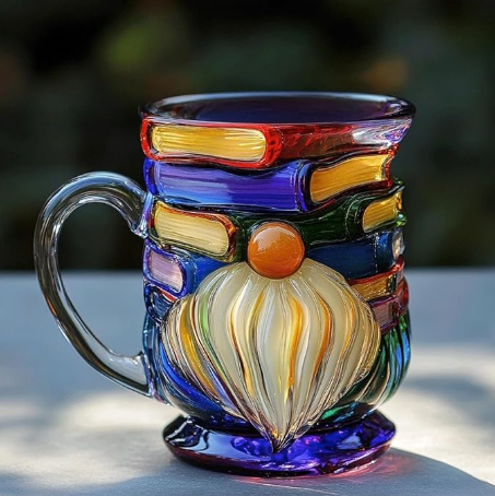 María - Taza artesanal en miniatura para libros 3D
