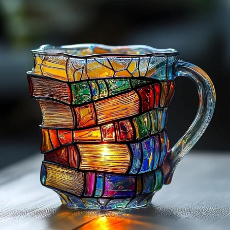 Lisa - Taza artesanal en forma de libro