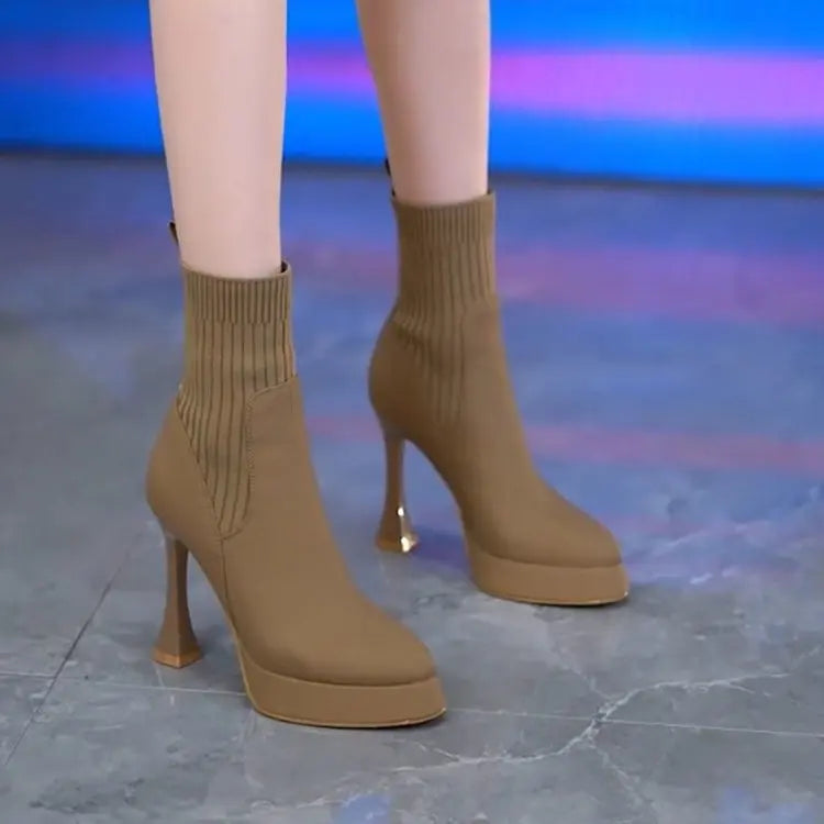 Eugénia - Botas con plataforma, Confort y Elegancia Femenina