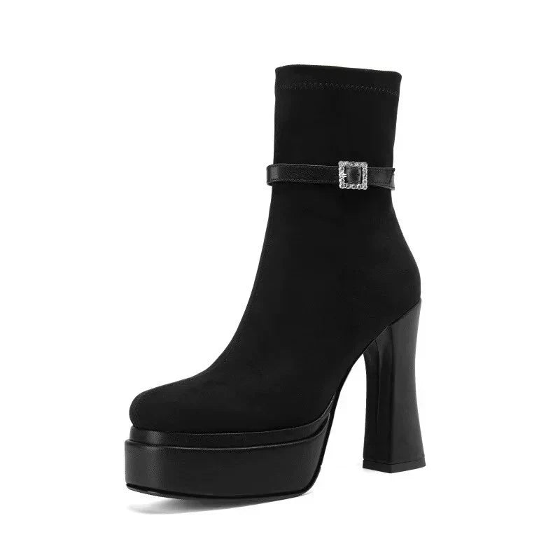 Janete - Botas de plataforma de lujo con confort y estilo en cada paso