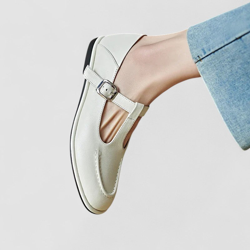 Camila - Zapatos Ortopédicos Mary Jane con Tacón Bajo