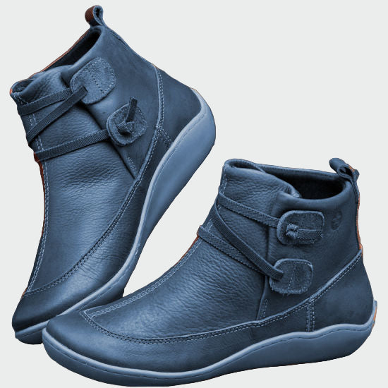 Botines ortopédicos de cuero premium