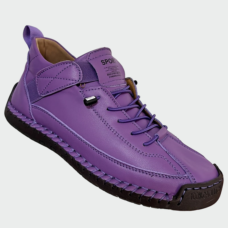 Botas ortopédicas de cuero de caña corta