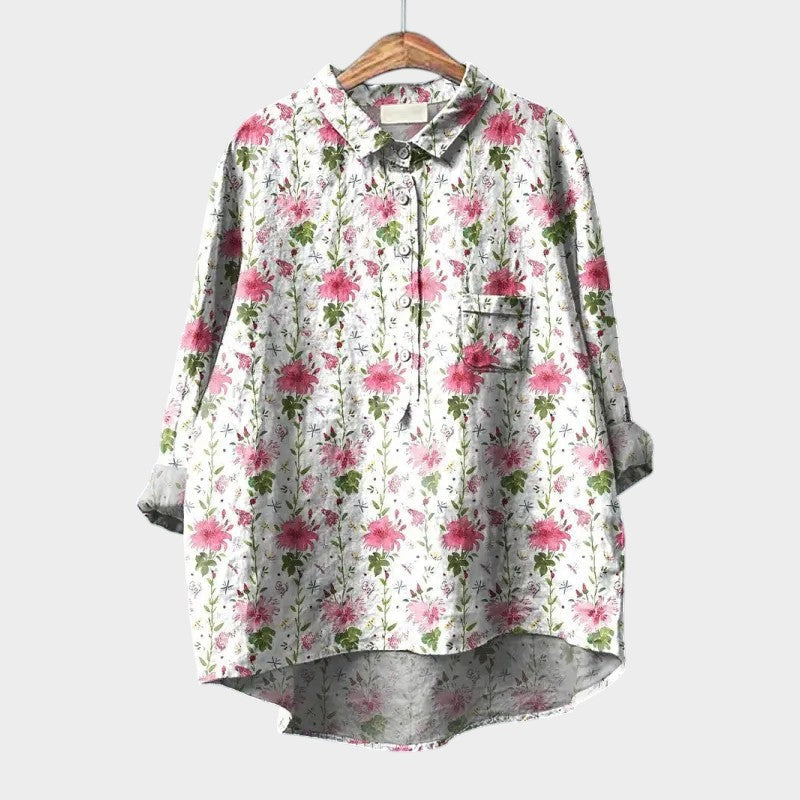 Marina | Blusa premium con patrones coloridos