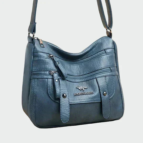 Elegante bolsa de cuero