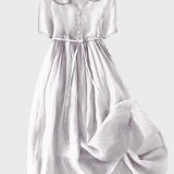 Vestido Clásico con Botones