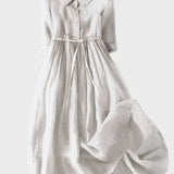 Vestido con Cuello Elegante