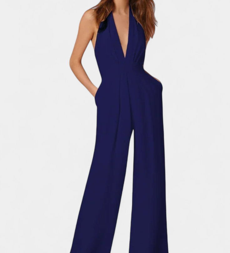 Lila | Mono de Pierna Ancha con Elegancia Ligera