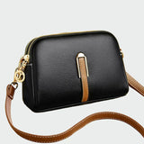 Bolsa de hombro de cuero elegante