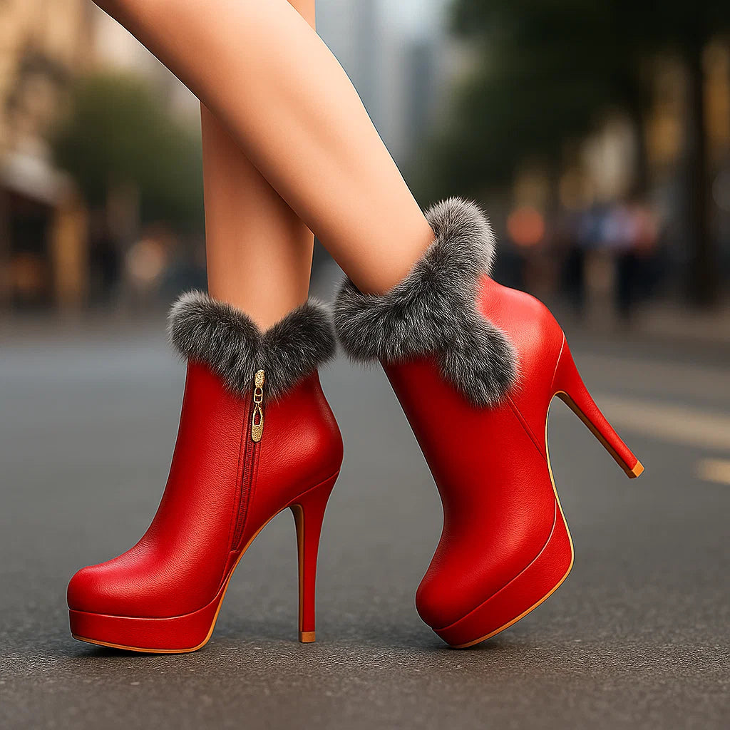 Magda - Botas con Tacón Cálidas