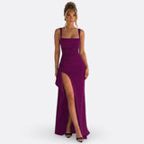 Vitória - Vestido Maxi Formal Elegante con Espalda Abierta