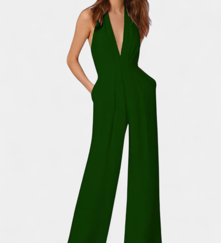 Lila | Mono de Pierna Ancha con Elegancia Ligera