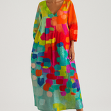 Ana - Vestido Fluido con Estampado