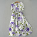 Martina - Vestido Vintage Floral Elegante