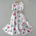 Sofía - Vestido Vintage con Estampado Floral